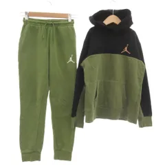 ナイキ NIKE AIR JORDAN エア ジョーダン セットアップ スウェット パーカー パンツ M 緑 グリーン /KB ■ECA001