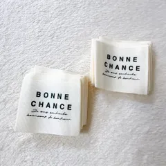 訳あり‼️BC-3【BONNE CHANCE】10枚 コットンタグ 布タグ