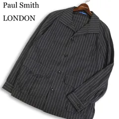Paul Smith LONDON ポールスミス ロンドン 通年★ ストライプ ワーク ジャケット カバーオール 日本製 Sz.M メンズ