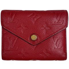LOUIS VUITTON ヴェルニ 二つ折り財布 赤 レッド - メルカリ