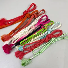 和装小物 帯締め 10点 まとめ売り リメイク材料 m-1339