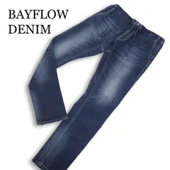 BAYFLOW DENIM ベイフロー Skinny★ ストレッチ 髭落ち加工 スキニー イージー デニム パンツ ジーンズ Sz.4 メンズのサムネイル