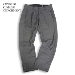 KAZUYUKI KUMAGAI ATTACHMENT カズユキクマガイ KP51-018 ストレッチ メッシュ アンクル ジョッパーズ パンツ Sz.1　メンズのサムネイル