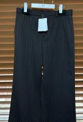 新品 25FW RECTO ヴィンテージ ストライプ フレア パンツ セピア グレー