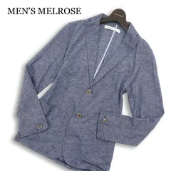 MEN'S MELROSE メンズメルローズ 春夏★ アンコン ストレッチ ジャージー テーラード ジャケット Sz.3 メンズのサムネイル