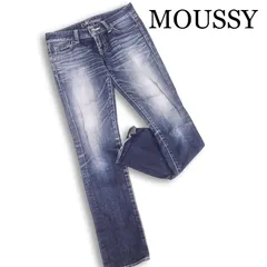 MOUSSY マウジー 通年★ ストレッチ USED加工 パウダー スキニー デニム パンツ ジーンズ Sz.27 レディース