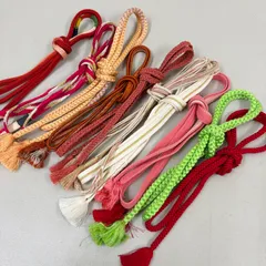 和装小物 帯締め 10点 まとめ売り リメイク材料 m1343