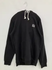 adidas アディダス パーカー M ブラック コットン スウェット 無地 ワンポイント ブランドロゴ プルオーバー 長袖
