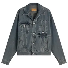 マルタンマルジェラ メンズ アウター ジャケット・ブルゾン デニム MM6 Maison Margiela Denim Jacket Light Grey グレーのサムネイル