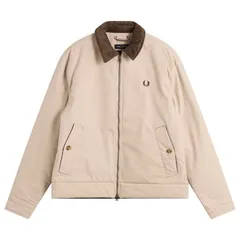 フレッドペリー メンズ アウター ジャケット・ブルゾン コットン Fred Perry Cotton Caban Jacket Warm Oat