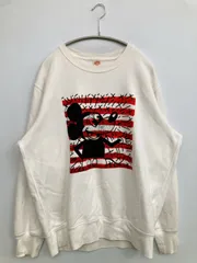 UNIQLO ユニクロ スウェット XL ホワイト スウェット 前面プリント 長袖
