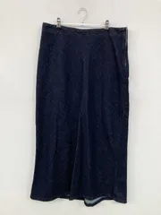 ZARA ザラ デニムスカート L ネイビー ロング・マキシ丈 タイト