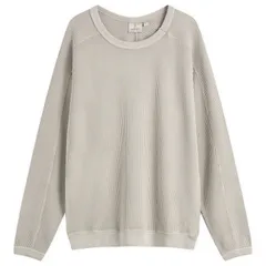 グラミチ メンズ アウター ニット・セーター Gramicci Waffle Crew Sweater Pewter ピューターのサムネイル