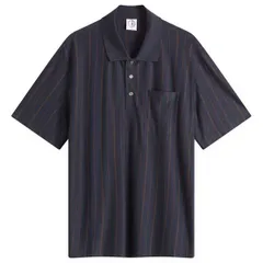 ポーラー スケート カンパニー メンズ トップス ポロシャツ Polar Skate Co Fancy Polo Shirt Navy Brown ネイビー