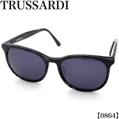 トラサルディ TRUSSARDI アイウェア Eyewear サングラス Sunglasses メガネ eyeglasses メンズ Men's クリーニング済 Cleaned TR-117 56☐18-145 00s y2k 0864のサムネイル