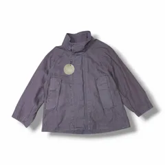 参考上代43780円 未使用 VOAAOV 23SS HEAVY OXFORD BLOUSON オックスフォードブルゾン ヴォアーブ VOBZ-N11 ネイビー 1 （12745M）