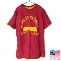 新品 80s USA製 Champion ダブルフェイス 半袖 Tシャツ XL 3段プリント チャンピオン リバーシブル  デッドストック D153-01-0004ZV