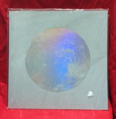 開運絵画瞑想アート｜皆既日食と天之御中主 F3号小型スピリチュアルアート SALE訳アリ特価｜開運絵画 皆既日食天之御中主F3号特大黒丸 瞑想アート