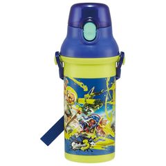 [신품] 스케이터(Skater) 수통 어린이용 직접 마시기 480ml 플라스틱 원터치 식세기 대응 일본제 스프라툰 3 소년 PSB5SANAG-A 1