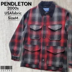 PENDLETONペンドルトン■美品 2000s 後期 メキシコ製 Cruiser Jacket ウール クルーザージャケット M オンブレチェック柄 シャドー ボードシャツ グラデーション ハンティング カバーオール マッキーノ コート 定価＄395のサムネイル