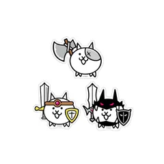 【新品】 にゃんこ大商店オリジナル ステッカーセット バトルネコ にゃんこ大戦争 0