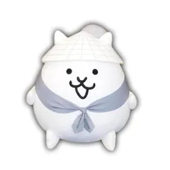 【新品】 にゃんこ*大戦争 ウルトラソウルズBIGぬいぐるみ(かさじぞう) 約H25cn 0のサムネイル