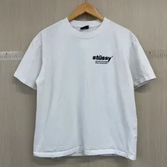 STU SaTurday of Us 白 ロゴ Tシャツ