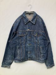 USA AMERICAN HEROクラッシュデニムジャケットLブルー aw107 - メルカリ