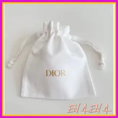 ディオール 巾着ポーチ 巾着袋 1枚 (ホワイト) 1