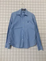 ポロラルフローレン スカイブルー 長袖 シャツ