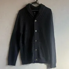 Gapのブラックカラーのショールカラーニットカーディガン