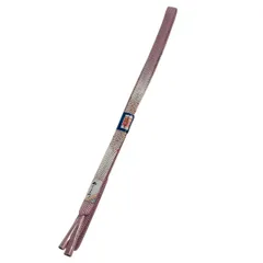 【美品】 帯締め 優品 幾何学 ピンク 正絹 和装小物  【中古】