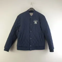 MLB メンズ95 NY ネイビー キルティング ジャケット M3634