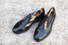 BRITISH MILITARY イギリス軍 OFFICER DRESS SHOES オフィサー ドレスシューズ ストレート 内羽根 ガラスレザー 黒 ブラック UK9 / 27.5cm相当【W3491-UK9】のサムネイル