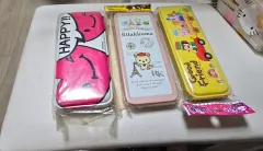 リラックマ 날고싶은 자작나무 해바라기팬시 고전 틴 筆箱 3種 新品