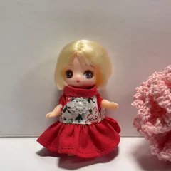 ぷちリカちゃん服 試作品 ( 7cmドール)ワンピース