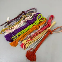 和装小物 帯締め 10点 まとめ売り リメイク材料 m-1341