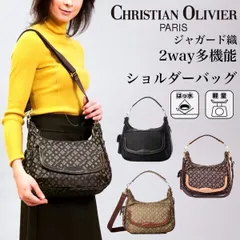 クリスチャンオリビエ CHRISTIAN OLIVIER PARIS ホーボー 2WAY ハンドバッグ ショルダーバッグ 軽量 はっ水 撥水 多機能 ジャガード 織 7806のサムネイル