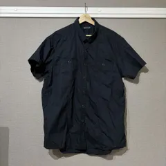 【USED】KENNETH COLE ビッグシャツ 2XL 半袖 ブラック 夏服のサムネイル