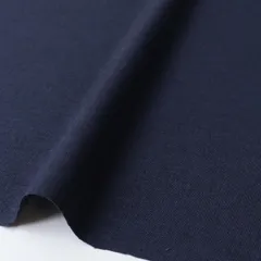 新品 日本紐釦貿易(Nippon Chuko) トロワッシャー生地 無地 巾約140cm×2m切売カット ネイビー B7426Z-15