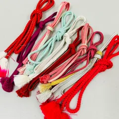 和装小物 帯締め 10点 まとめ売り リメイク材料 m-1335