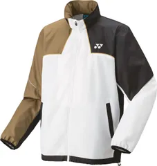 ヨネックス YONEX テニス ジュニア裏地付ウィンドウォーマーシャツ ジャケット ジャージ アウター 長袖 練習 トレーニング クラブ 学校 裏地付 ヒートカプセル 制電 反射 撥水 キッズ  70095J 193 キャメルゴールド