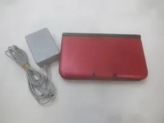  ゲーム ニンテンドー3DS LL 本体 SPR-001 レッド×ブラック 動作品 本体のみ 中古品