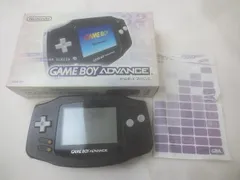  ゲーム ゲームボーイアドバンス 本体 AGB-001 ブラック 箱付き ジャンク品