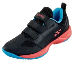 ヨネックス YONEX テニス テニス シューズ パワークッション ジュニア AC  SHTJR2AC 542 ブラック/コーラルレッド