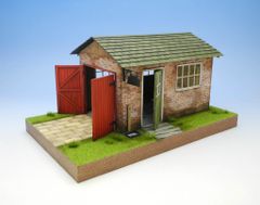 50sJ.Hill & Co.鉛製フィギュアイギリス製 一輪車を引く男ビンテージ