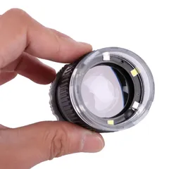 ミニルーペ 拡大鏡 倍率30倍 虫眼鏡 携帯ルーペ ルーペ手持ち 軽量 丸型 スケール付き コンパクト LEDライト付き 携帯便利 30mm 蓋付き レンズ ポケットタイプルーペ 見やすい オシャレ 刻印 仕事 新聞 読書 印刷物 ジュエリー 宝石 手芸 作業