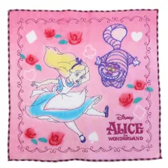 丸眞 ハンドタオル ミニタオル ディズニー ふしぎの国のアリス ウォーターワンダー 綿 抗菌防臭加工 全面刺繍 2006006600 約25×25cm