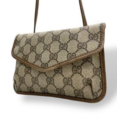 GUCCI グッチ ショルダーバッグ GGスプリーム PVC レザー 本革 GUCCI グッチ ショルダーバッグ GGスプリーム PVC レザー 本革