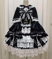 星箱works ユリシスファンタジー ケープカラーワンピース パピヨン